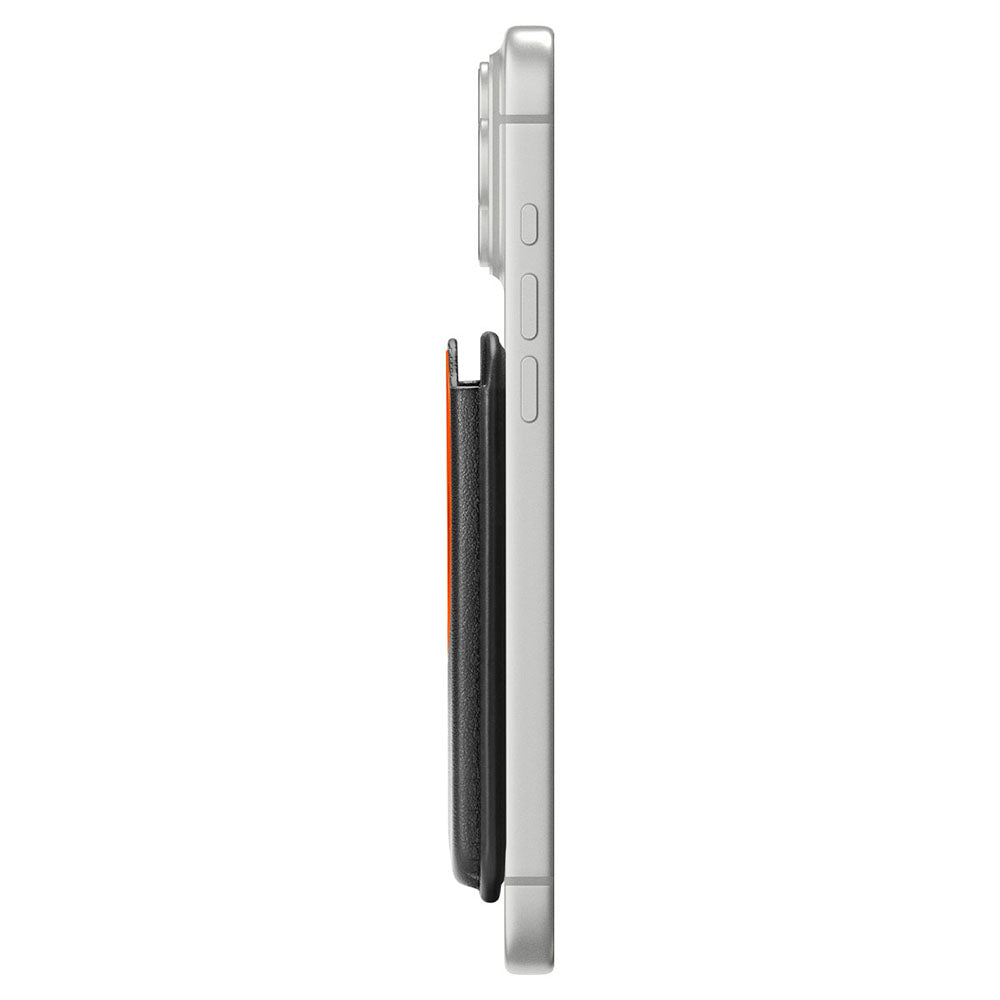 MagSafe-portemonnee, Spigen, Valentinus MagFit+, Zwart AFA11336