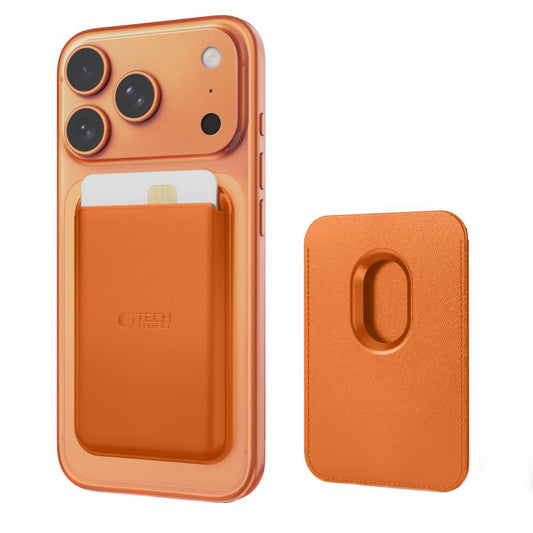 MagSafe portemonnee, Tech-Protect, Magwallet, Oranje