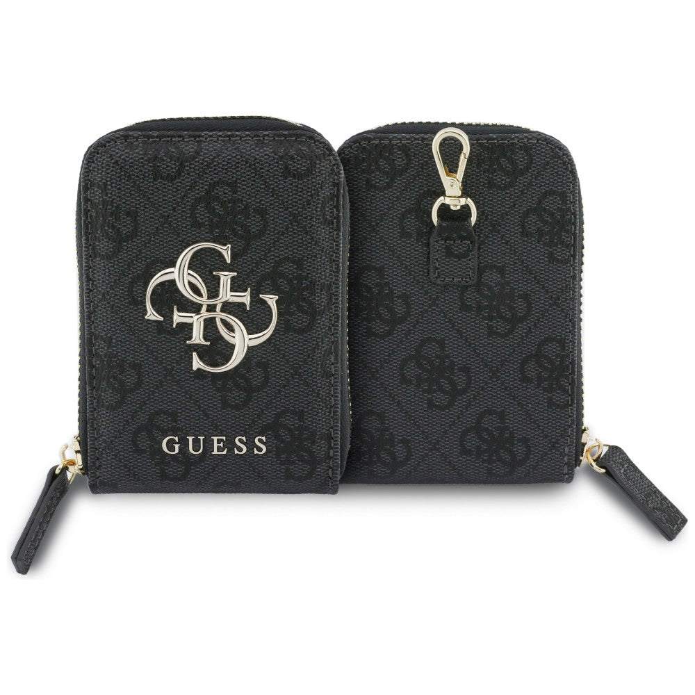 Portemonnee en Telefoonkoord Guess 4G Metalen Logo, Zwart