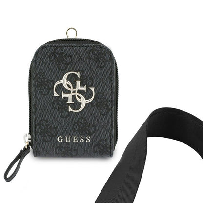 Portemonnee en Telefoonkoord Guess 4G Metalen Logo, Zwart