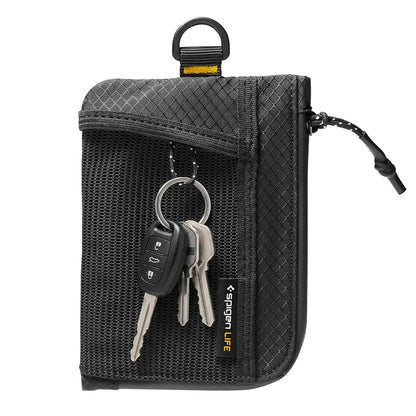 Spigen LF300 Portemonnee met RFID Bescherming, Zwart AFA11229