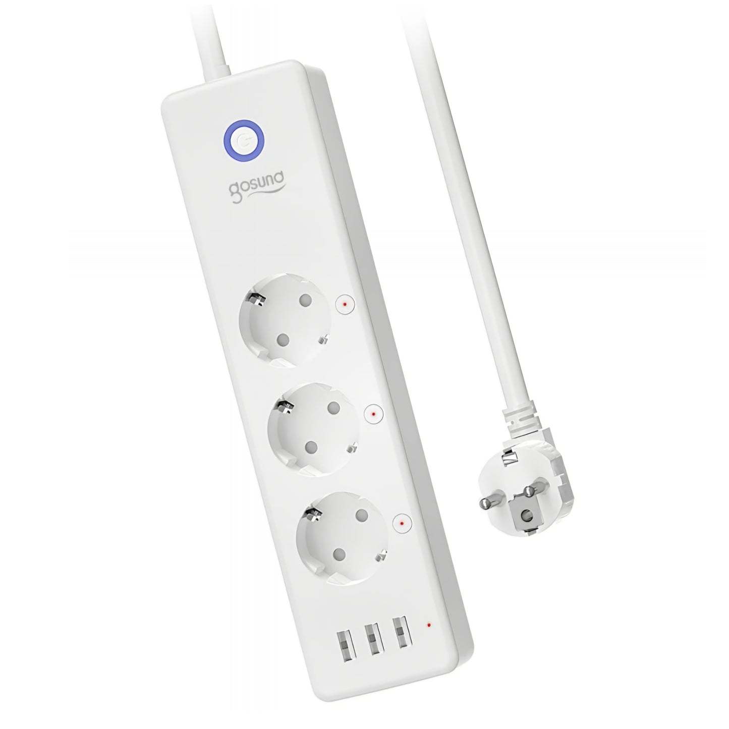 Gosund P1 Plus stekkerdoos, Wi-Fi, 3 x Schuko