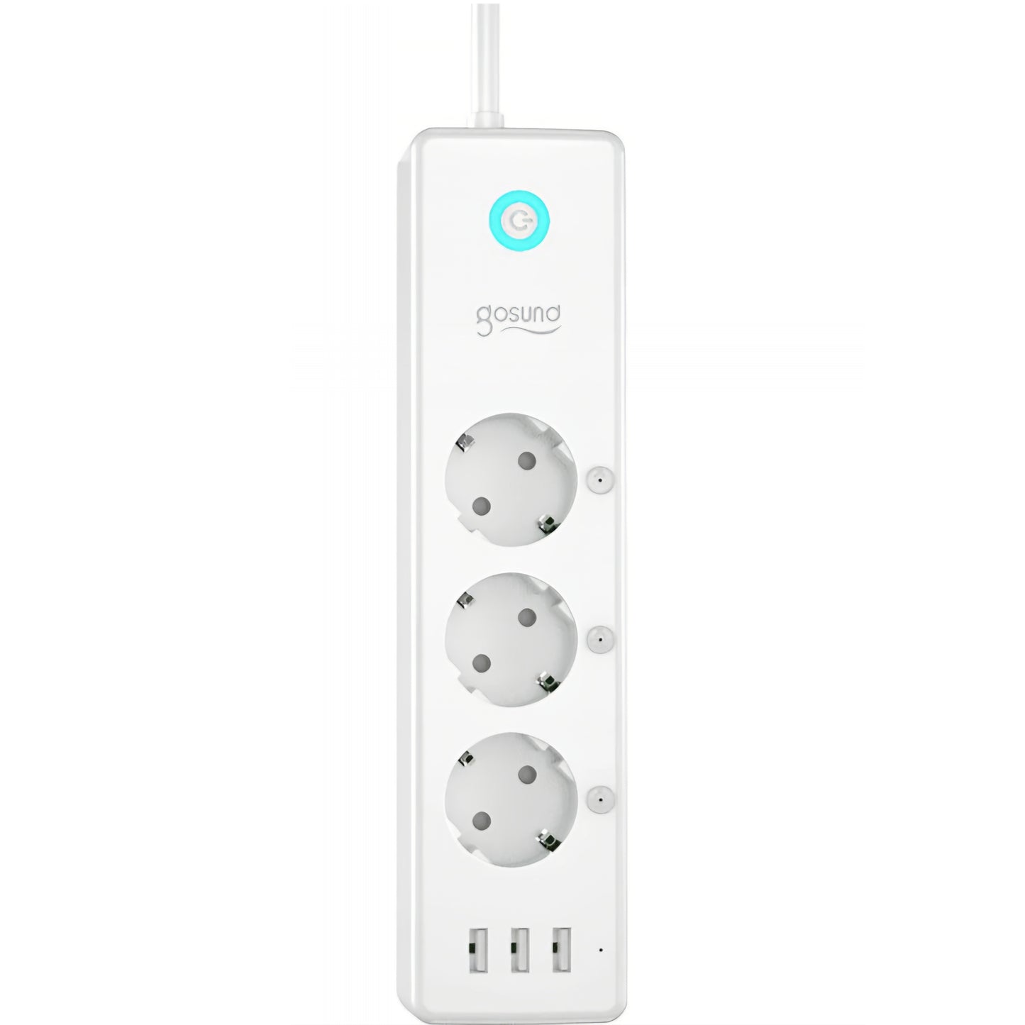 Gosund P1 Plus stekkerdoos, Wi-Fi, 3 x Schuko