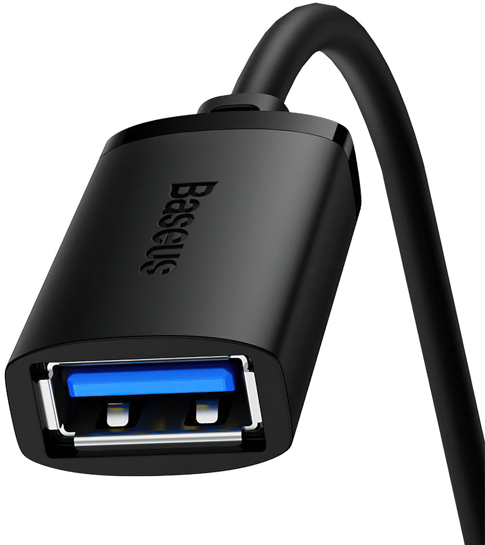 USB 3.0-verlengkabel Baseus AirJoy Series, 1m, Zwart B00631103111-00