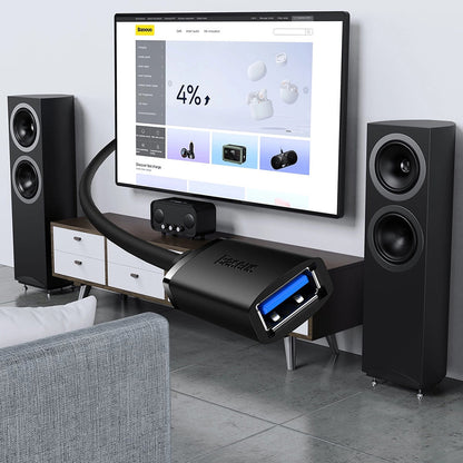 USB 3.0-verlengkabel Baseus AirJoy, 3m, Zwart B00631103111-04