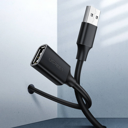 USB-verlengkabel UGREEN US103, 5m, Zwart