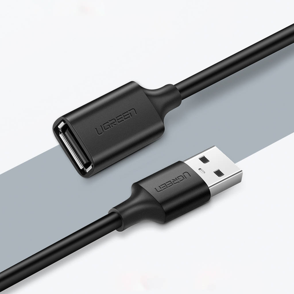 USB-verlengkabel UGREEN US103, 5m, Zwart