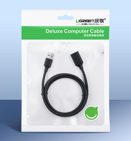 UGREEN US129 USB 3.0 verlengkabel, 3m, Zwart