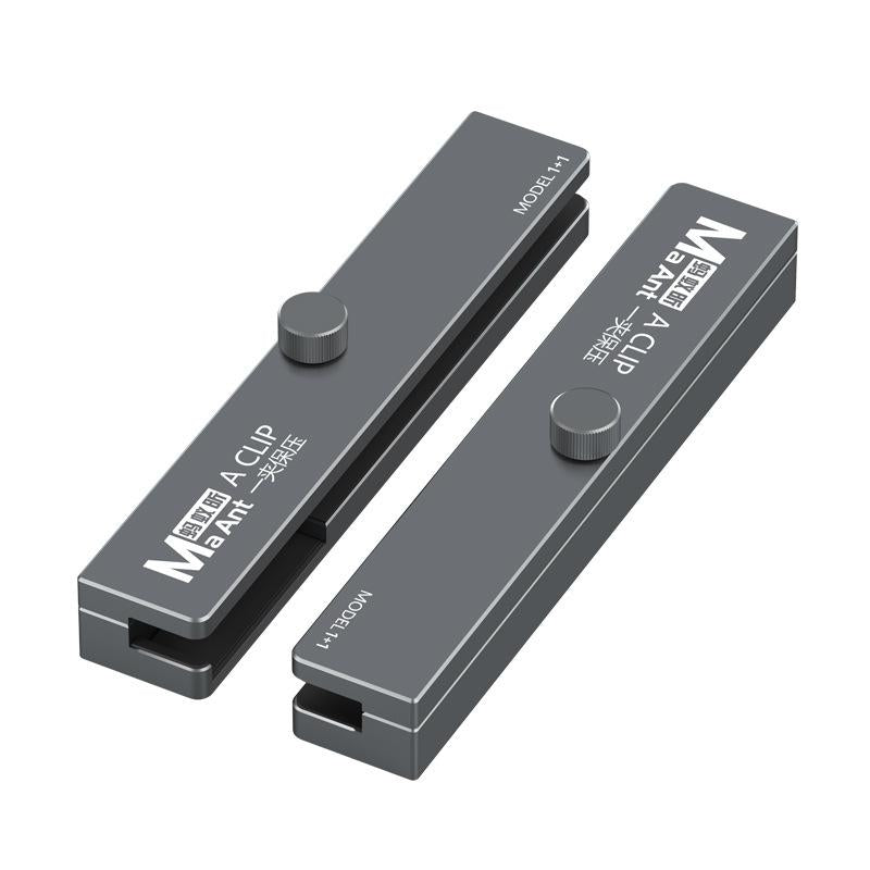 MaAnt A Clip Pers, Set 2 stuks, Gri