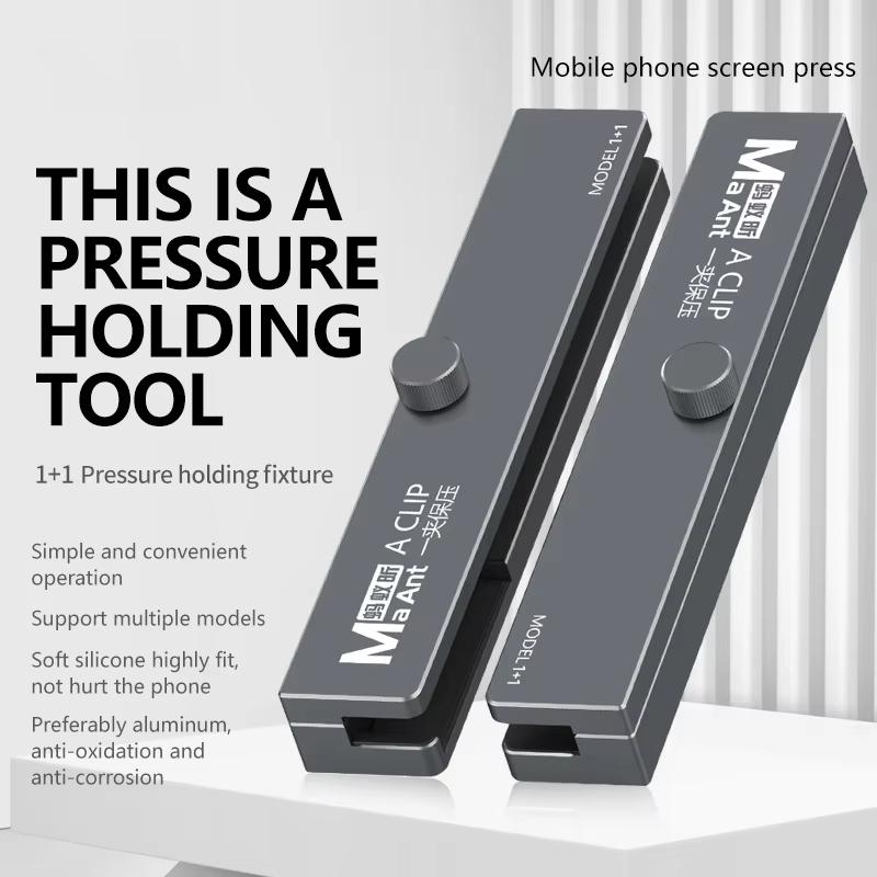 MaAnt A Clip Pers, Set 2 stuks, Gri