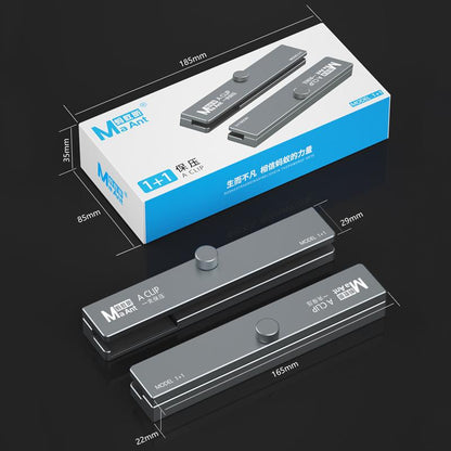 MaAnt A Clip Pers, Set 2 stuks, Gri