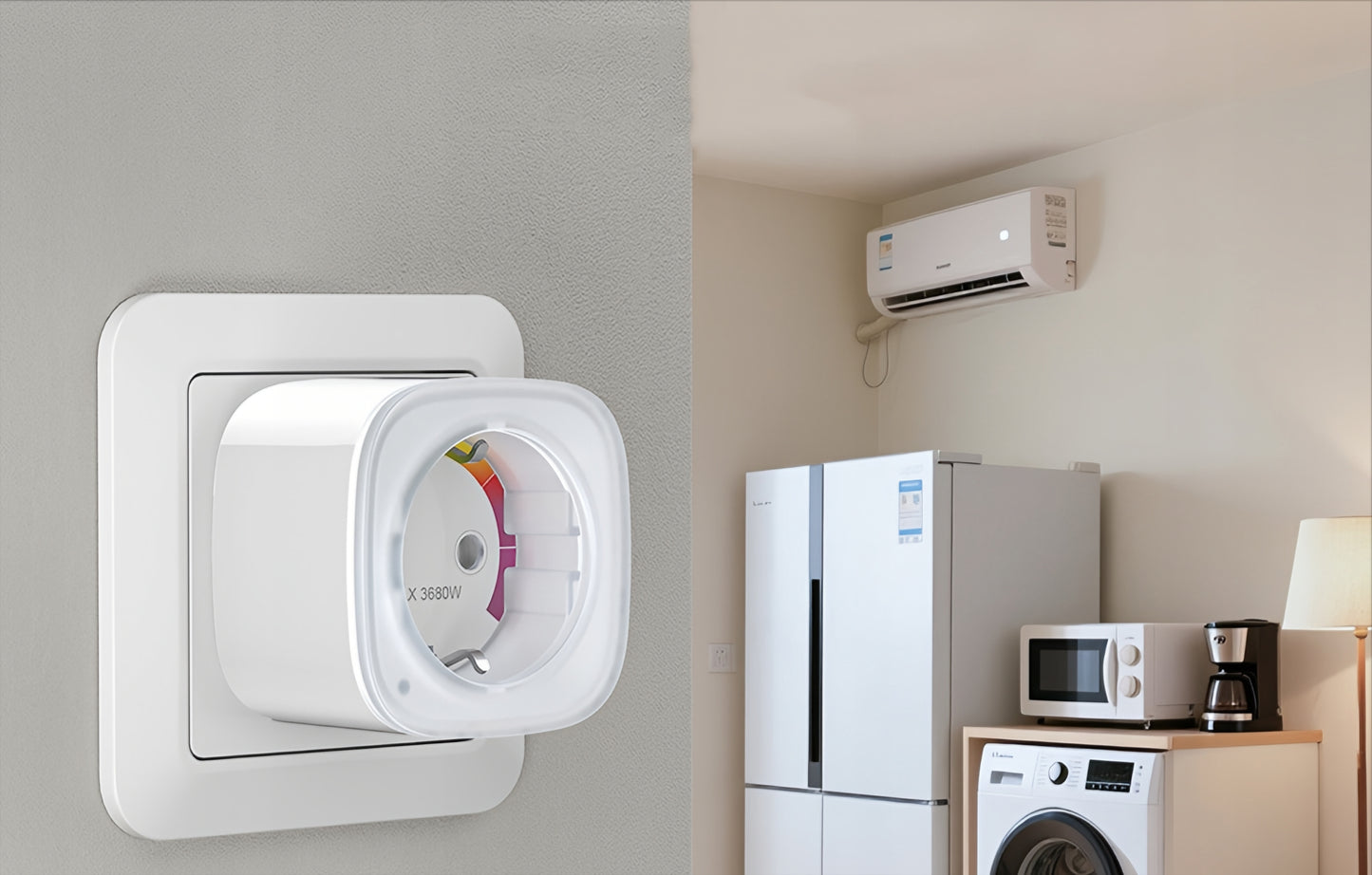 Gosund Smart Stopcontact EP8-M, Wi-Fi