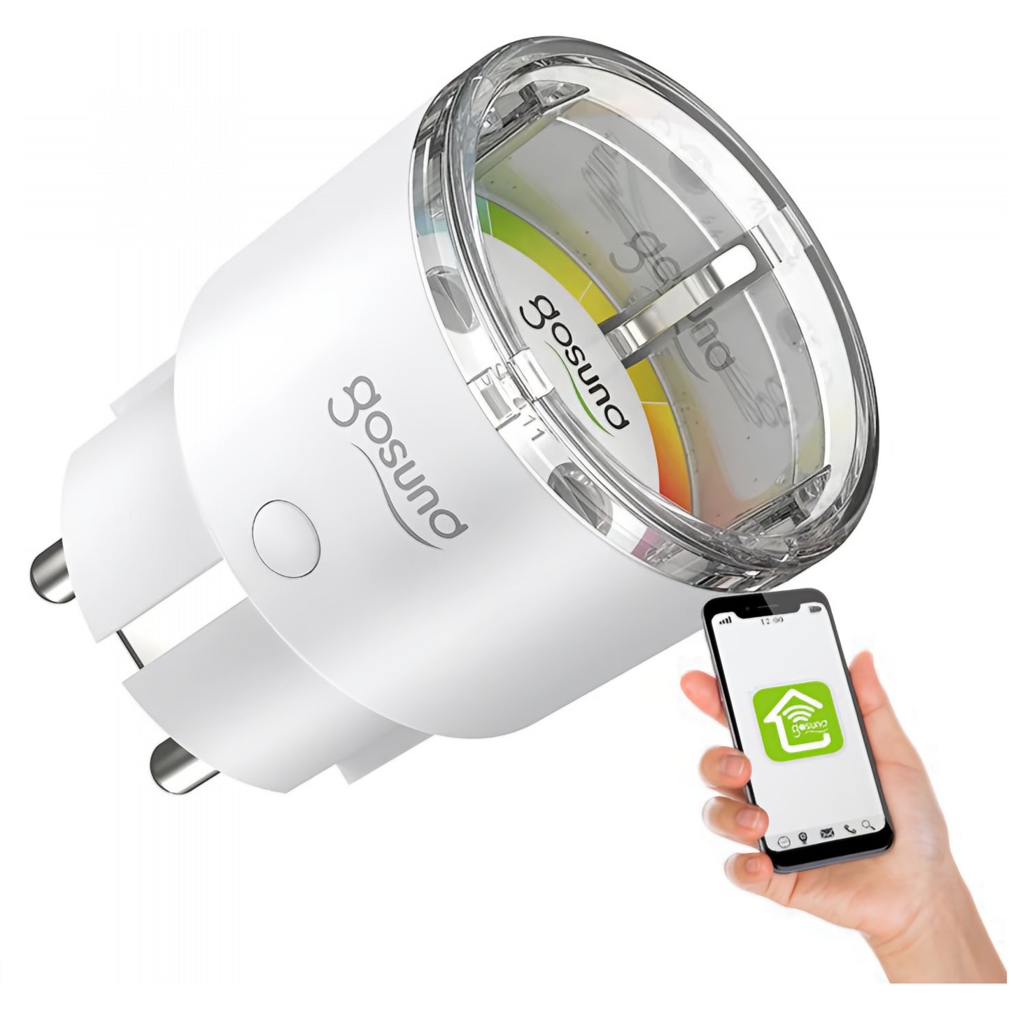 Gosund Smart EP2 Stopcontact, Wi-Fi, Set van 4 stuks