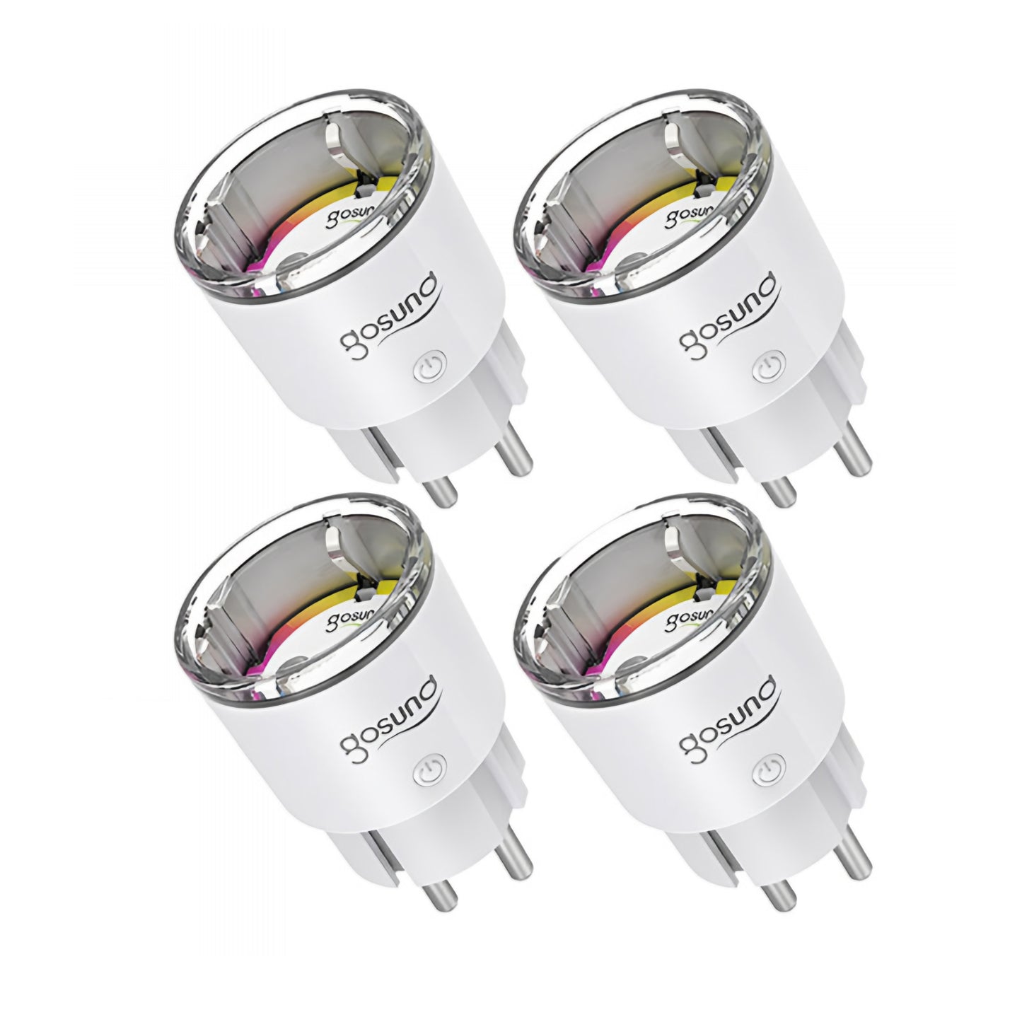 Gosund Smart EP2 Stopcontact, Wi-Fi, Set van 4 stuks