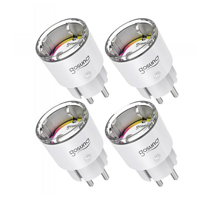 Gosund Smart EP2 Stopcontact, Wi-Fi, Set van 4 stuks