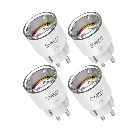 Gosund Smart EP2 Stopcontact, Wi-Fi, Set van 4 stuks