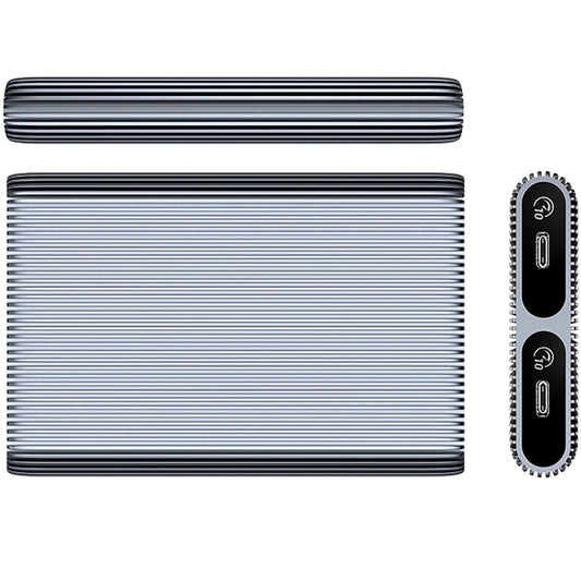 Orico AM2C3-2N Dual Disk Rack voor M.2 NVMe SSD, Grijs