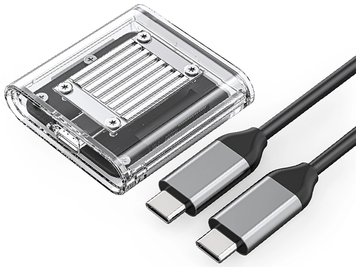 Orico TC20-M2-10G behuizing voor SSD M.2 NVMe 2230, Transparant