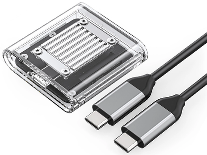 Orico TC20-M2-10G behuizing voor SSD M.2 NVMe 2230, Transparant
