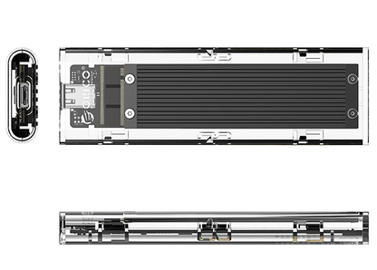 Orico TCM2-C3 behuizing voor M.2 NVMe SSD, Zwart