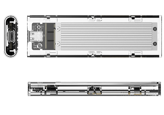 Orico TCM2-C3 behuizing voor M.2 NVMe SSD, Grijs