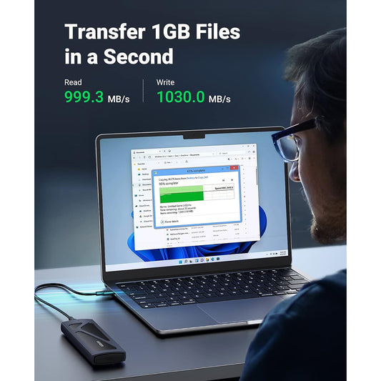 UGREEN CM578 Rack voor SSD M.2 NVMe, Grijs