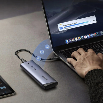 Rack UGREEN CM767 (55150) voor SSD M.2 NVMe, Grijs