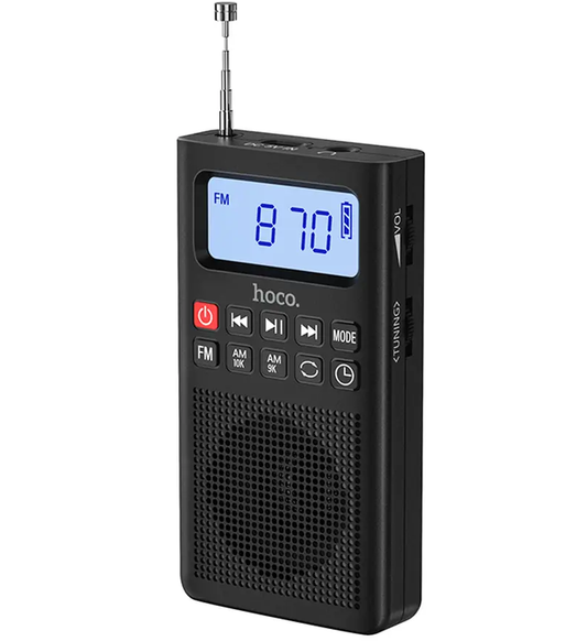 Draagbare Radio HOCO HI51, Zwart
