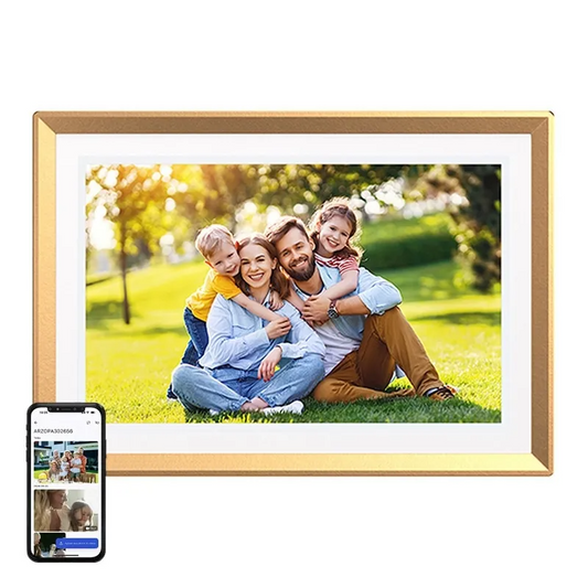 Digitale Fotolijst Arzopa D10, Goudkleurig