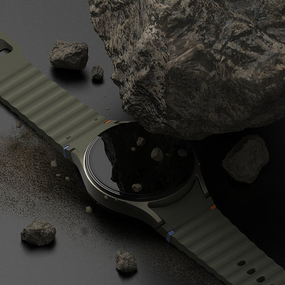 Ringke Premium Styling Beschermingsframe voor Samsung Galaxy Watch7 44mm, Model 4, Zwart