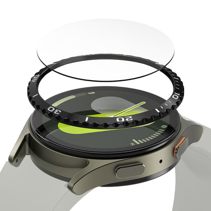 Ringke Styling Beschermingsframe voor Samsung Galaxy Watch7 40mm, Model 6, Zwart