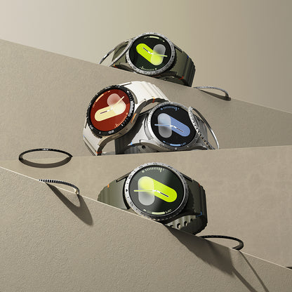 Ringke Styling Beschermingsframe voor Samsung Galaxy Watch7 40mm, Model 6, Zwart