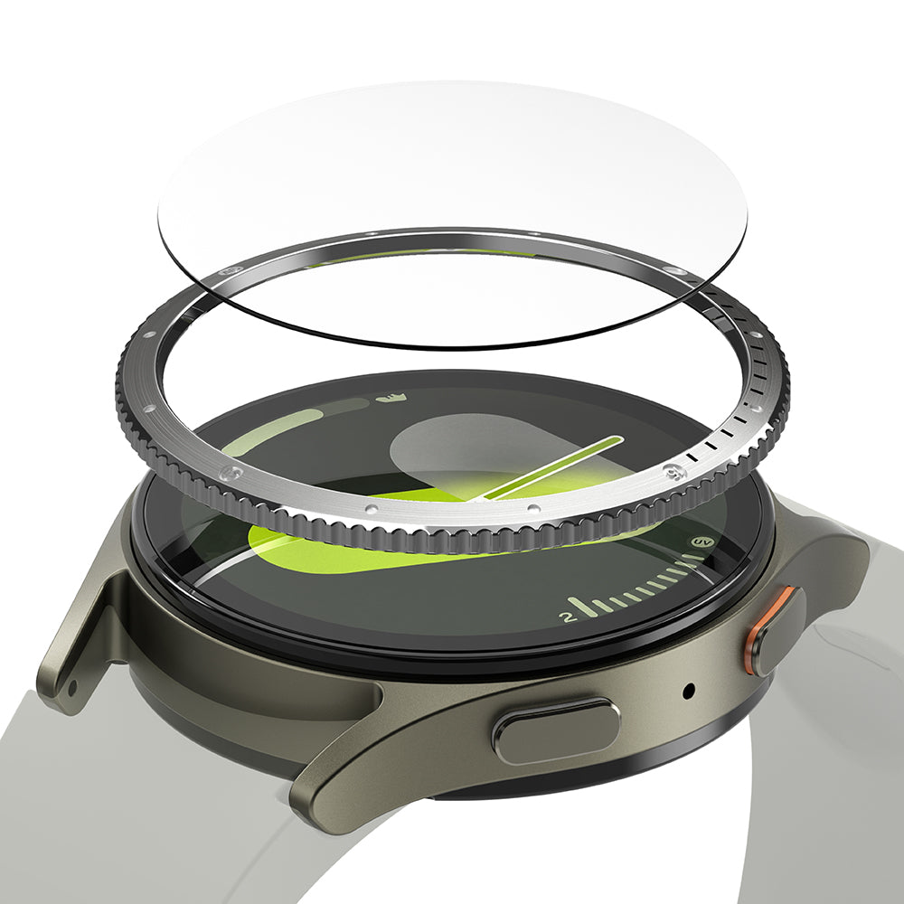 Ringke Styling Protection Frame for Samsung Galaxy Watch7 40mm, Model 7, Silver