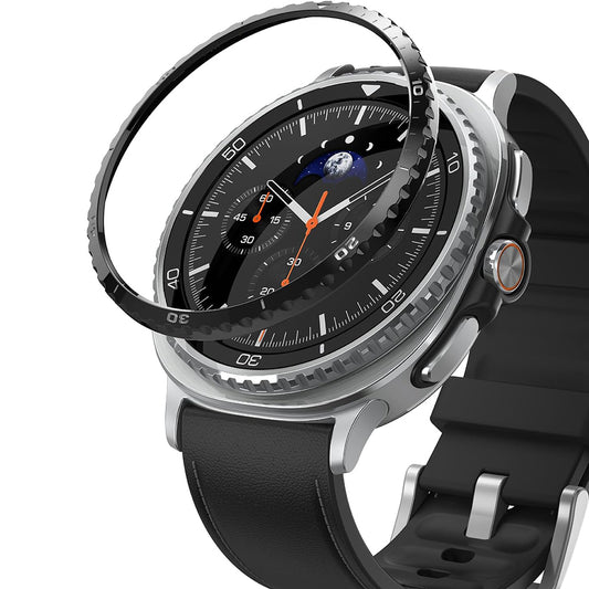 Ringke Inner Styling Beschermingsframe voor Samsung Galaxy Watch8 Classic, Zwart