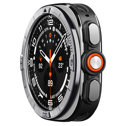 Spigen Tune Pilot beschermrand voor Samsung Galaxy Watch Ultra2, zilver ACS11616
