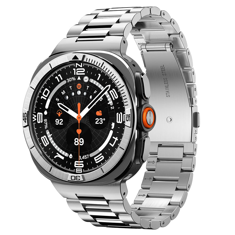 Spigen Tune Pilot beschermrand voor Samsung Galaxy Watch Ultra2, zilver ACS11616
