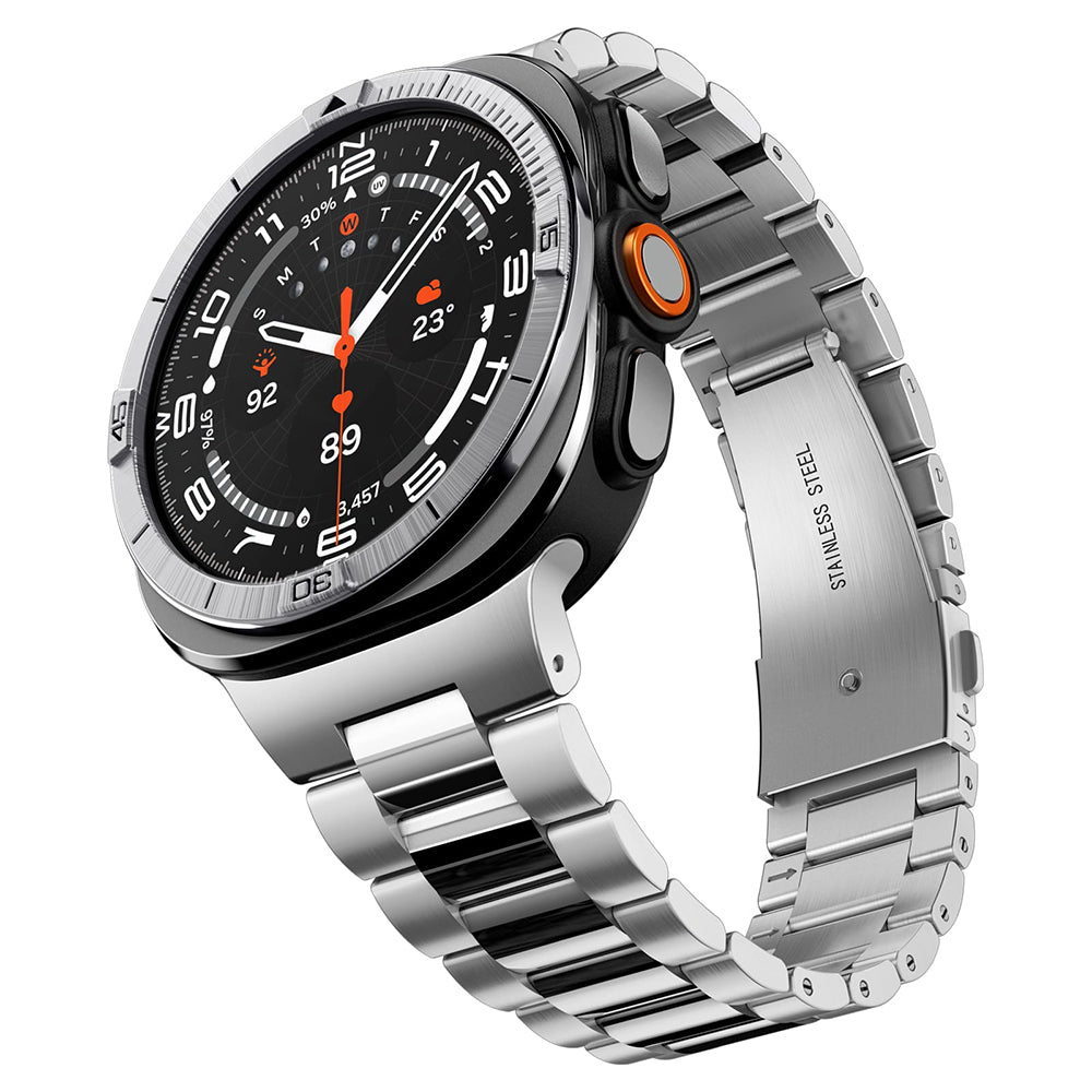 Spigen Tune Pilot beschermrand voor Samsung Galaxy Watch Ultra2, zilver ACS11616