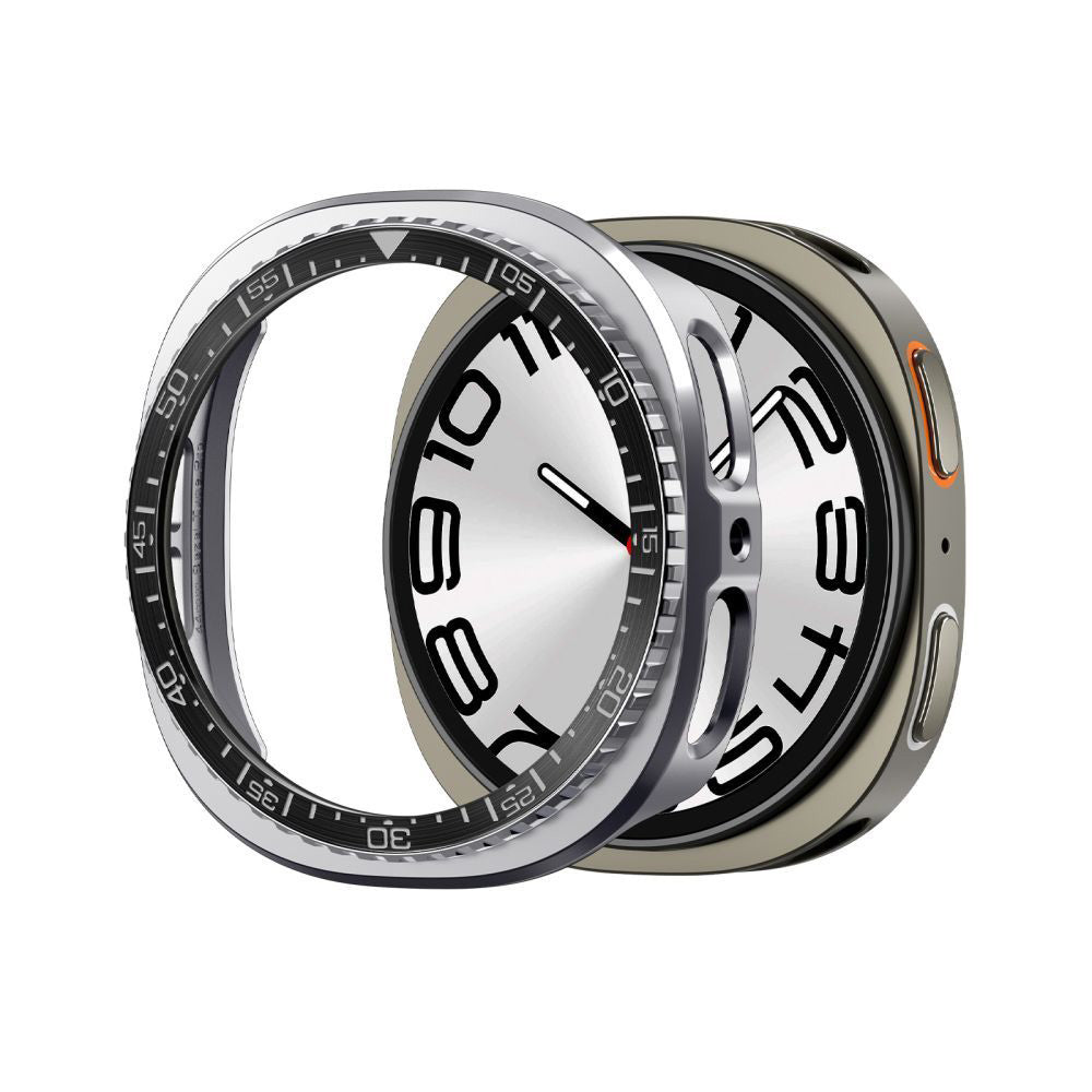 Spigen Tune Pro Diver Beschermingsframe voor Samsung Galaxy Watch8 44mm, Zwart