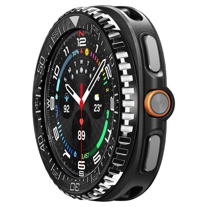 Spigen Tune Pro Diver Beschermingsframe voor Samsung Galaxy Watch8 Classic, Zwart ACS10016