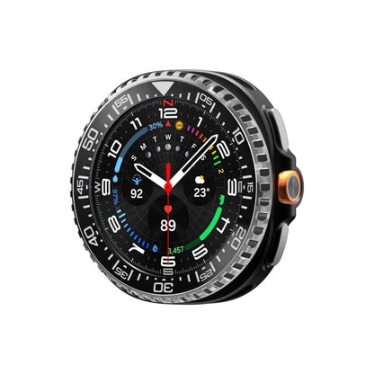 Spigen Tune Pro Diver Beschermingsframe voor Samsung Galaxy Watch8 Classic, Zwart ACS10016