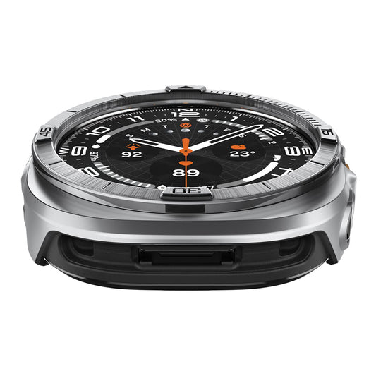 Spigen Tune Pro Pilot Beschermingsframe voor Samsung Galaxy Watch Ultra2, Zilver ACS11618