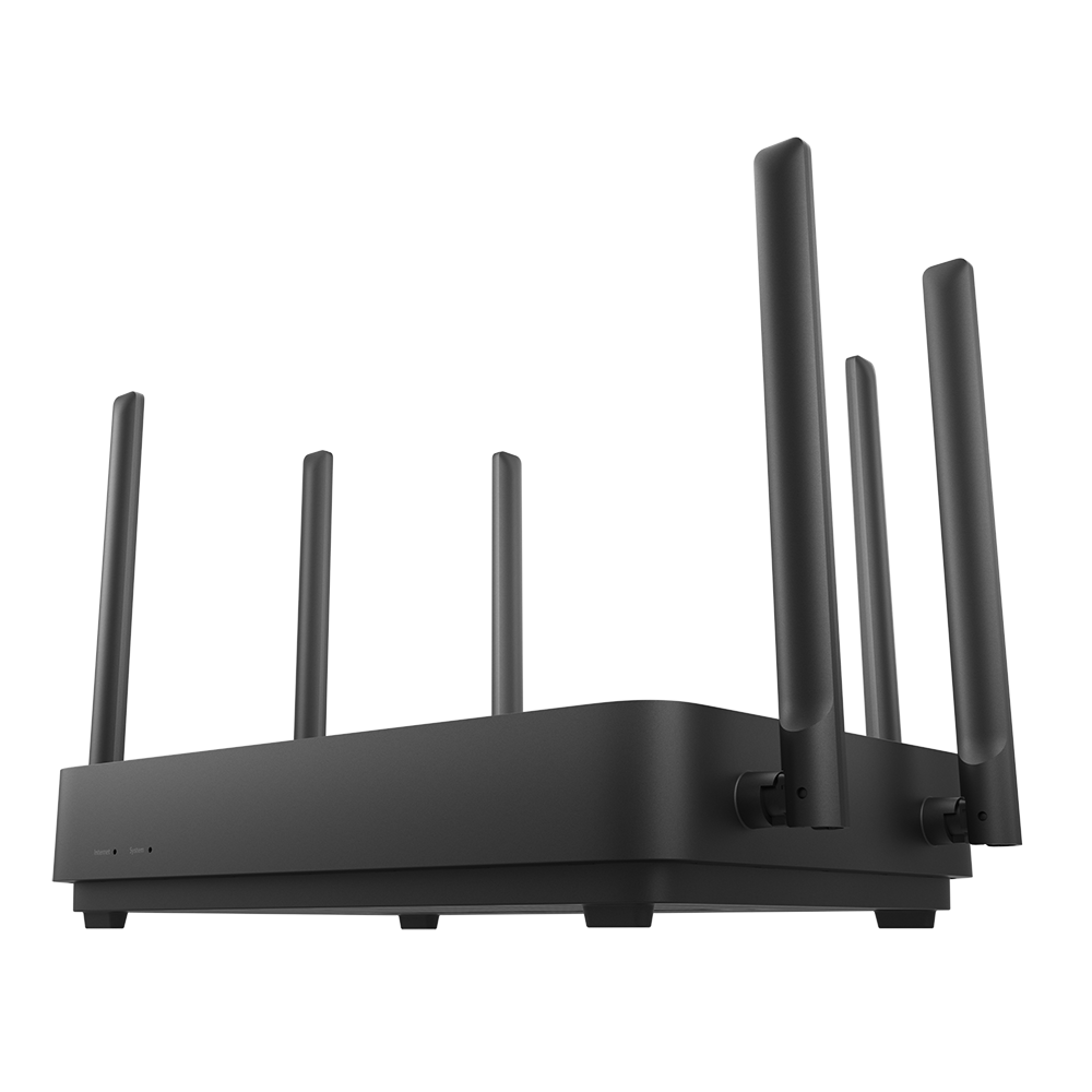 Xiaomi AX3200 draadloze router, Dual Band, Wi-Fi 6, zwart DVB4314GL DVB4314GL 