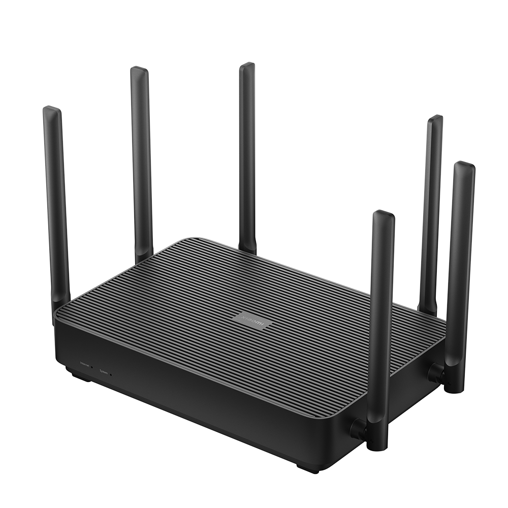 Xiaomi AX3200 draadloze router, Dual Band, Wi-Fi 6, zwart DVB4314GL DVB4314GL 