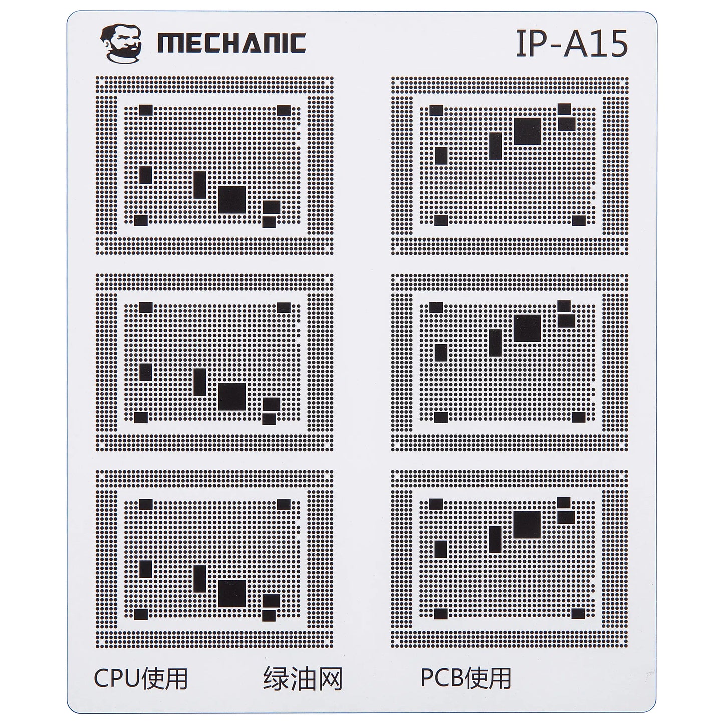 Sjabloon Isolatie CI Paden Mechanic voor Apple iPhone 6 - 16 Serie