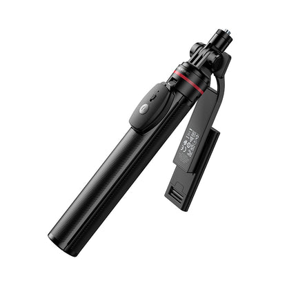 Selfie Stick Bluetooth Borofone BY15 Throne, 4,5 inch - 7 inch, Zwart