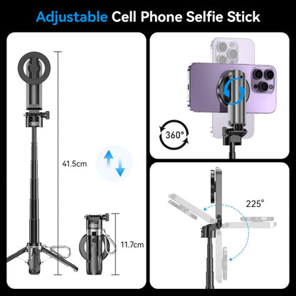 Selfie Stick Bluetooth XO Design SS22, Universeel, Zwart