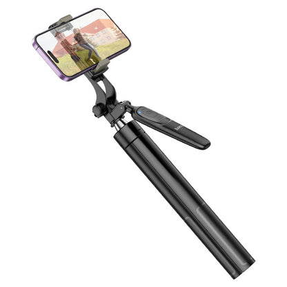 Selfie Stick Bluetooth HOCO K19 Soul Live Broadcast, Universeel, Zwart 