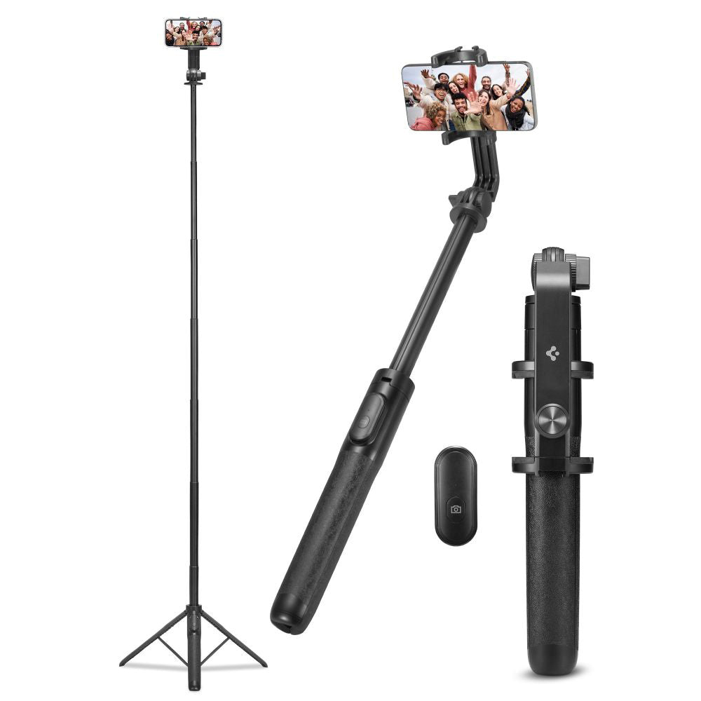 Selfie Stick Bluetooth Spigen S560W, Universeel, Zwart