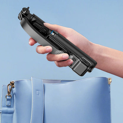 Selfie Stick Bluetooth Techsuit C01s, Universeel, Zwart