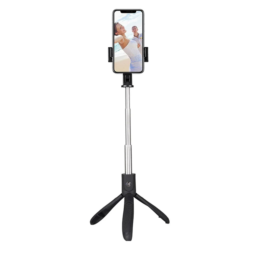 Selfie Stick Bluetooth Techsuit K06, Universeel, Zwart